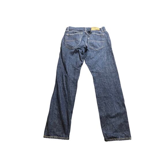 Big John Selvedge Japanese Okayama Denim Jeans Dark Blue Japan RARE Size 30 - Picture 8 of 14